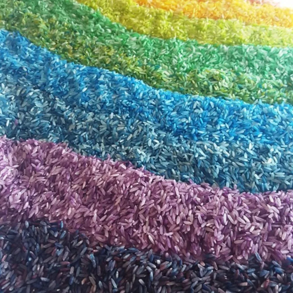 Rainbow Rice | 10 Color MEGA PACK | Sensory Bin